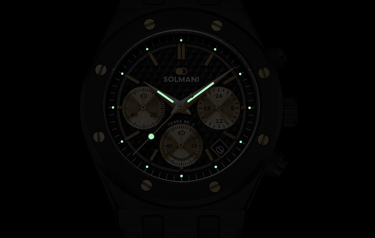 Herenhorloge van Solmani Terra No.1 5CBBGTSB