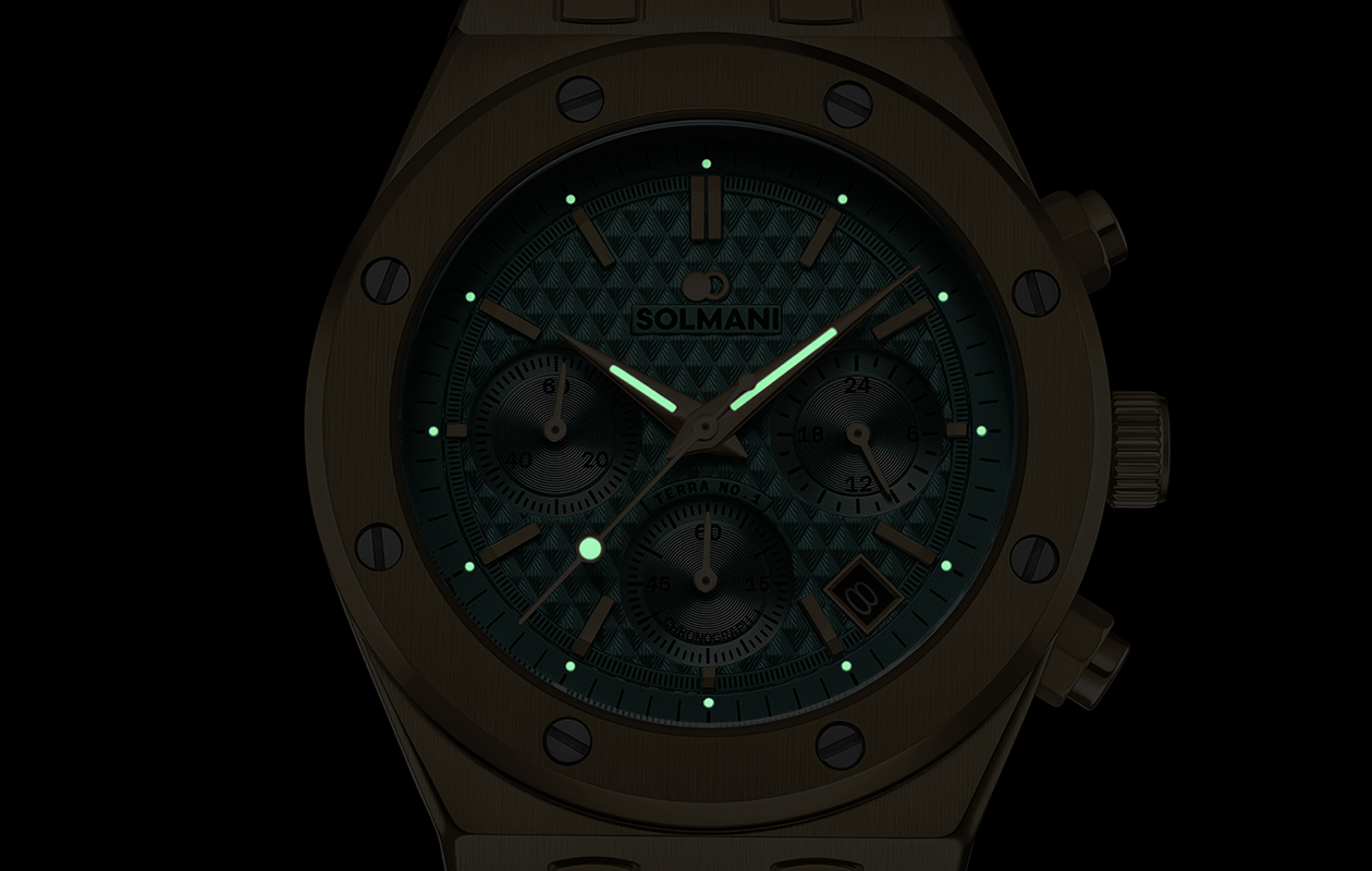 Herenhorloge van Solmani Terra No.1 5CGBLTLSG – Limited Edition