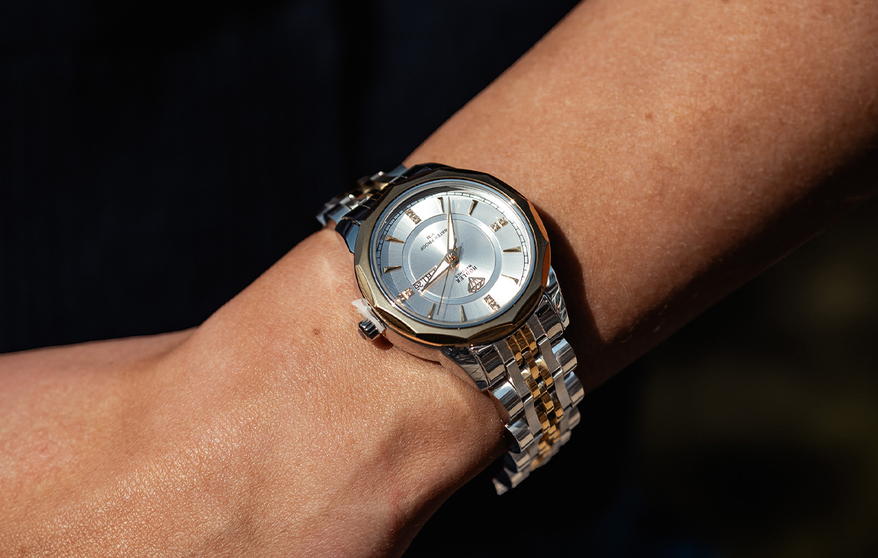 Hodler Dameshorloge Genève - Goud Zilver