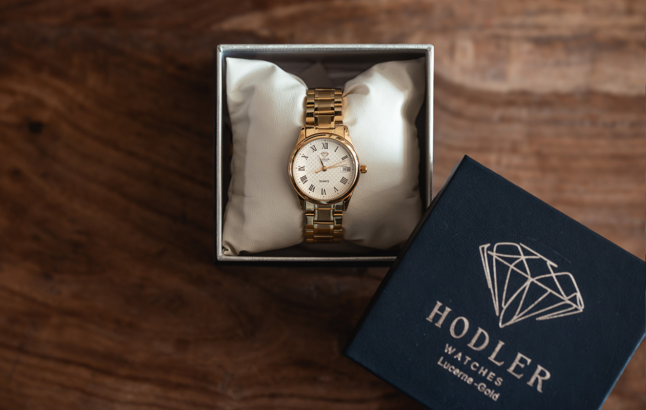 Hodler Dameshorloge Lucerne - Goud