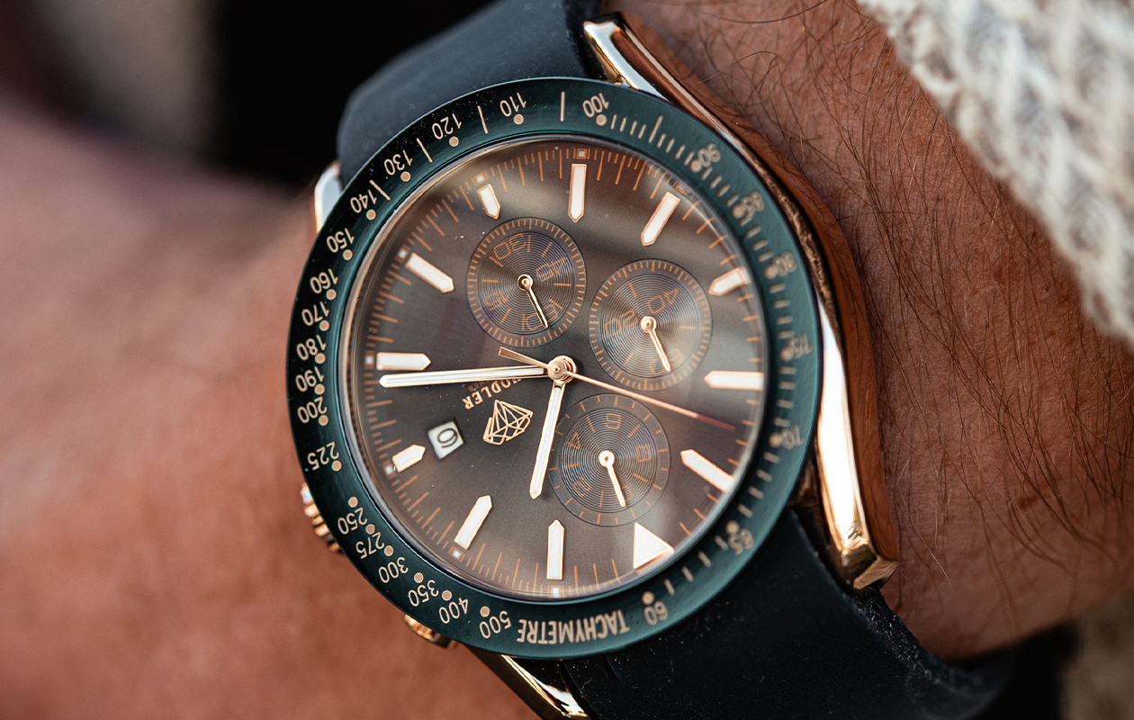 Men's Watch 40 mm Analogue Waterproof Business Stainless