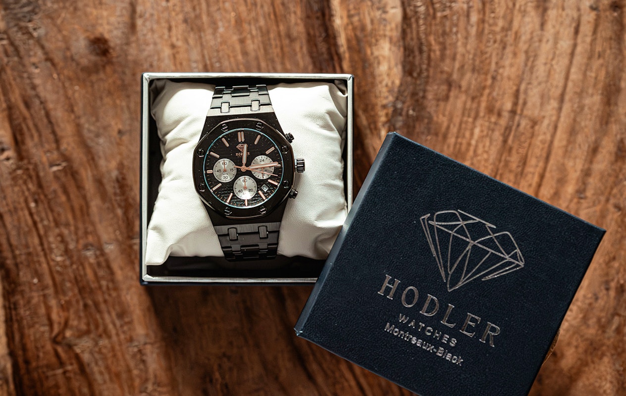 Hodler Montreaux Herenhorloge - Black