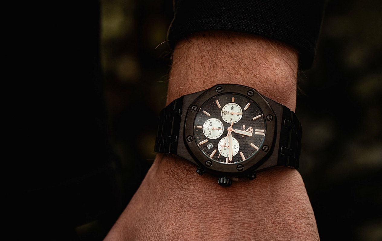 Hodler Montreaux Herenhorloge - Black