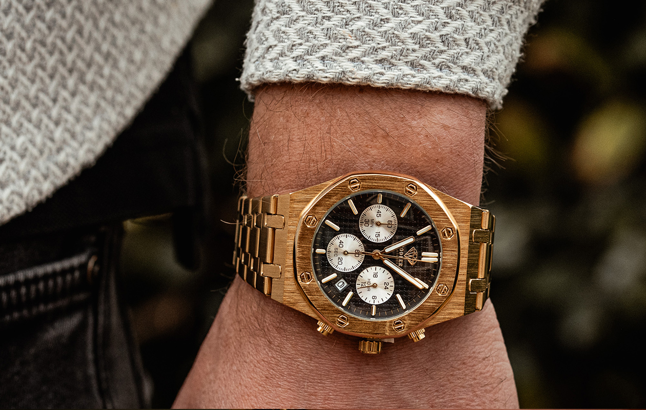 Hodler Montreaux Herenhorloge goud