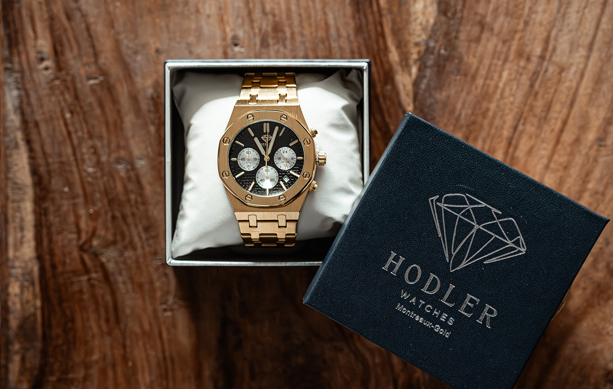 Hodler Montreaux Herenhorloge goud