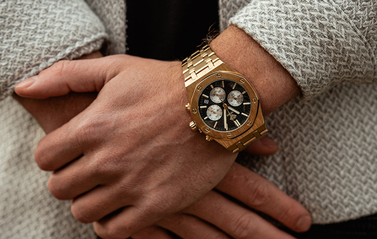 Hodler Montreaux Herenhorloge goud