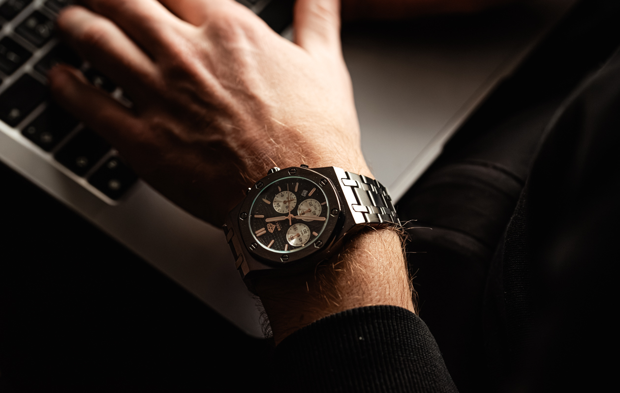 Hodler Montreaux Herenhorloge - Black