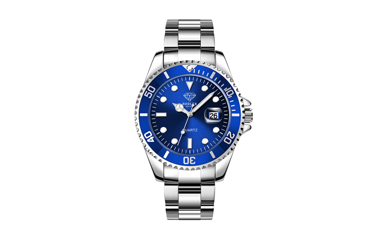 Hodler Vanguard herenhorloge - blauw