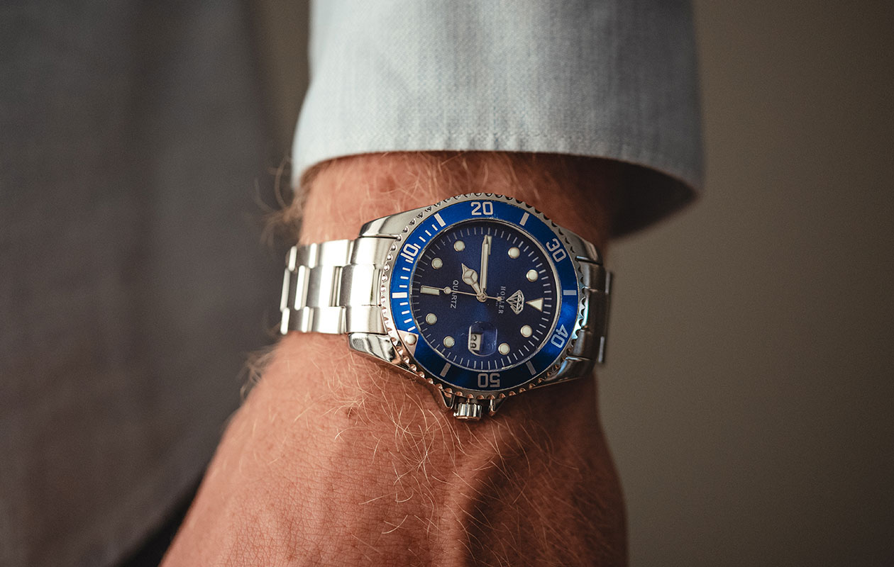 Hodler Vanguard herenhorloge - blauw