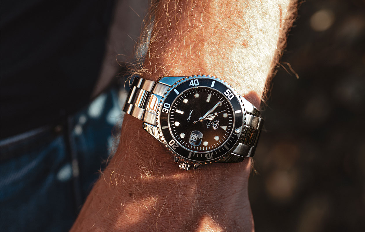 Hodler Vanguard herenhorloge - zwart