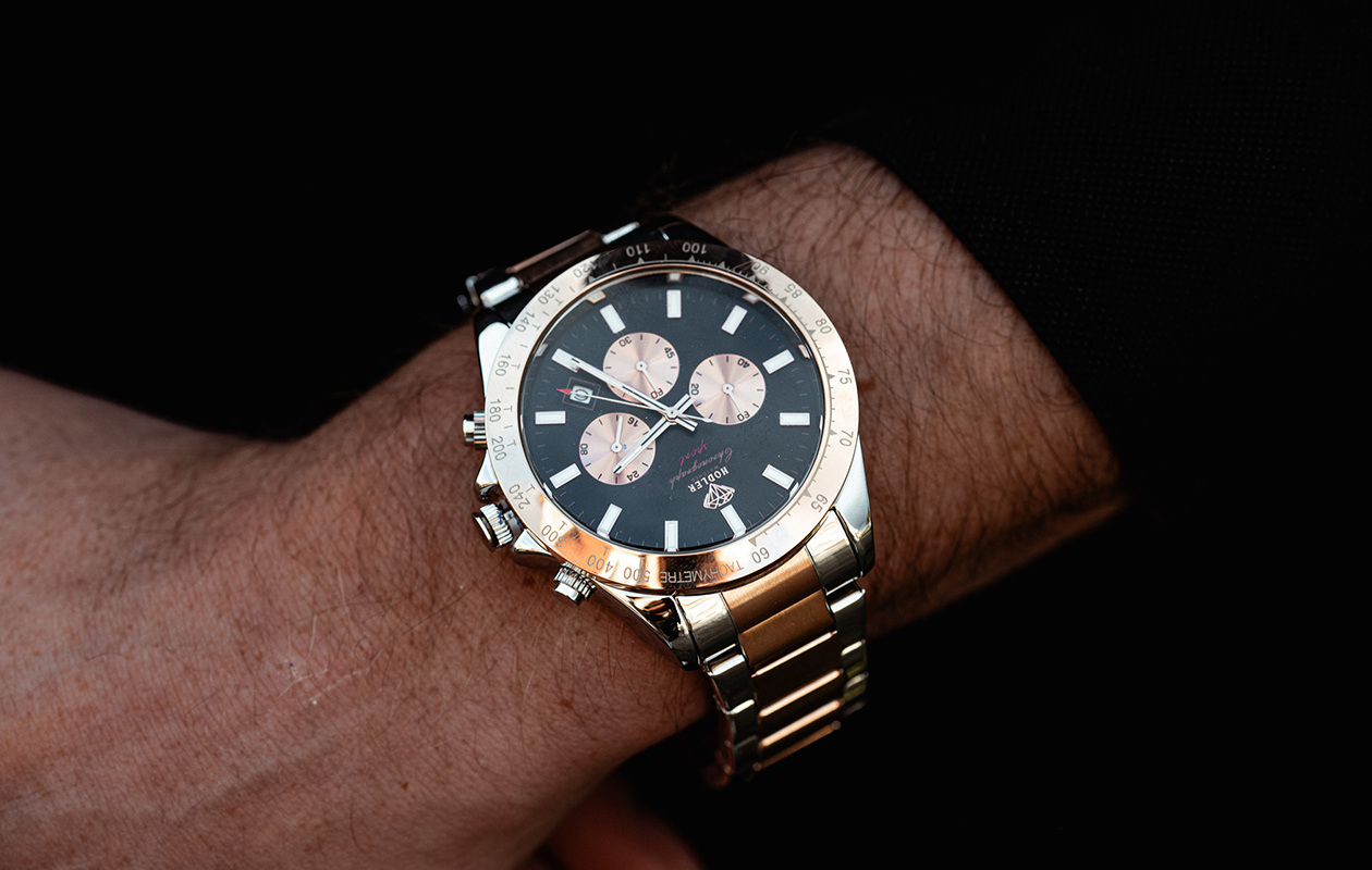 Herenhorloge Hodler Zenith - Black/Roségold