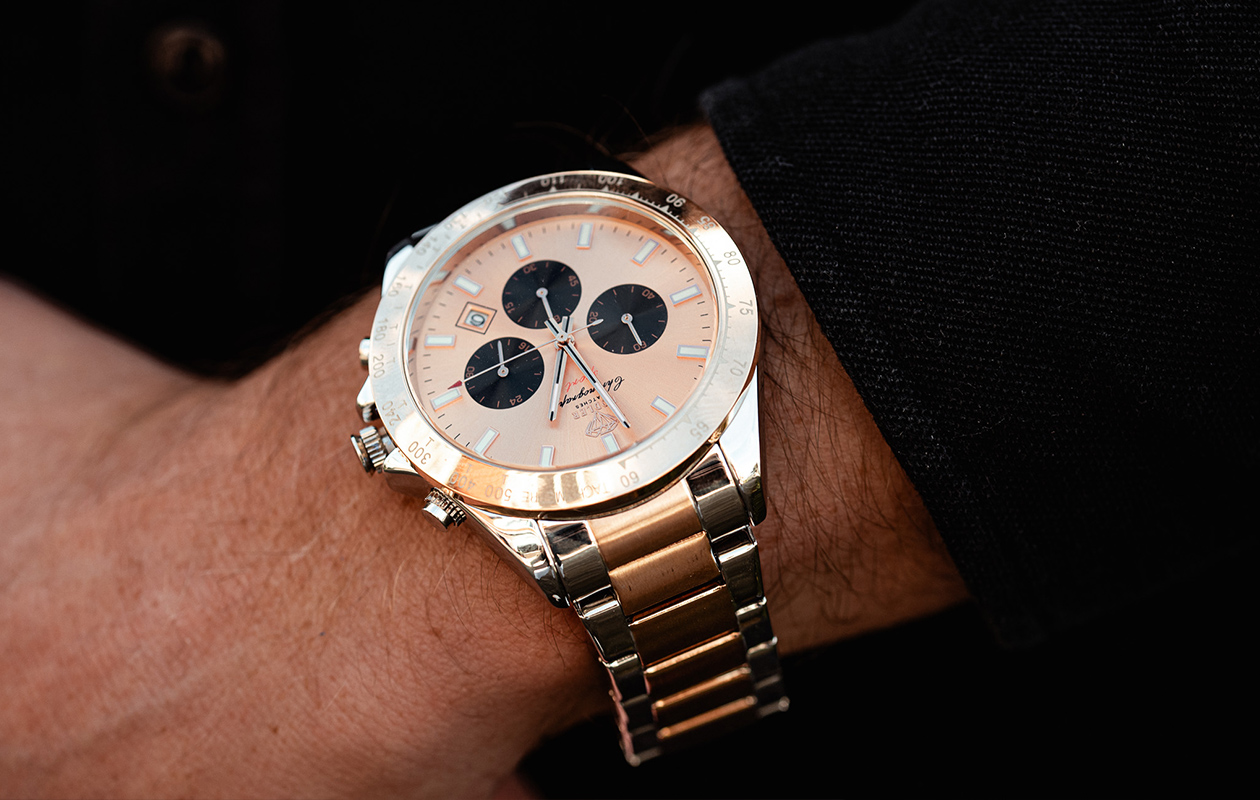 Hodler Zenith - Herenhorloge (roségoud/zilver)