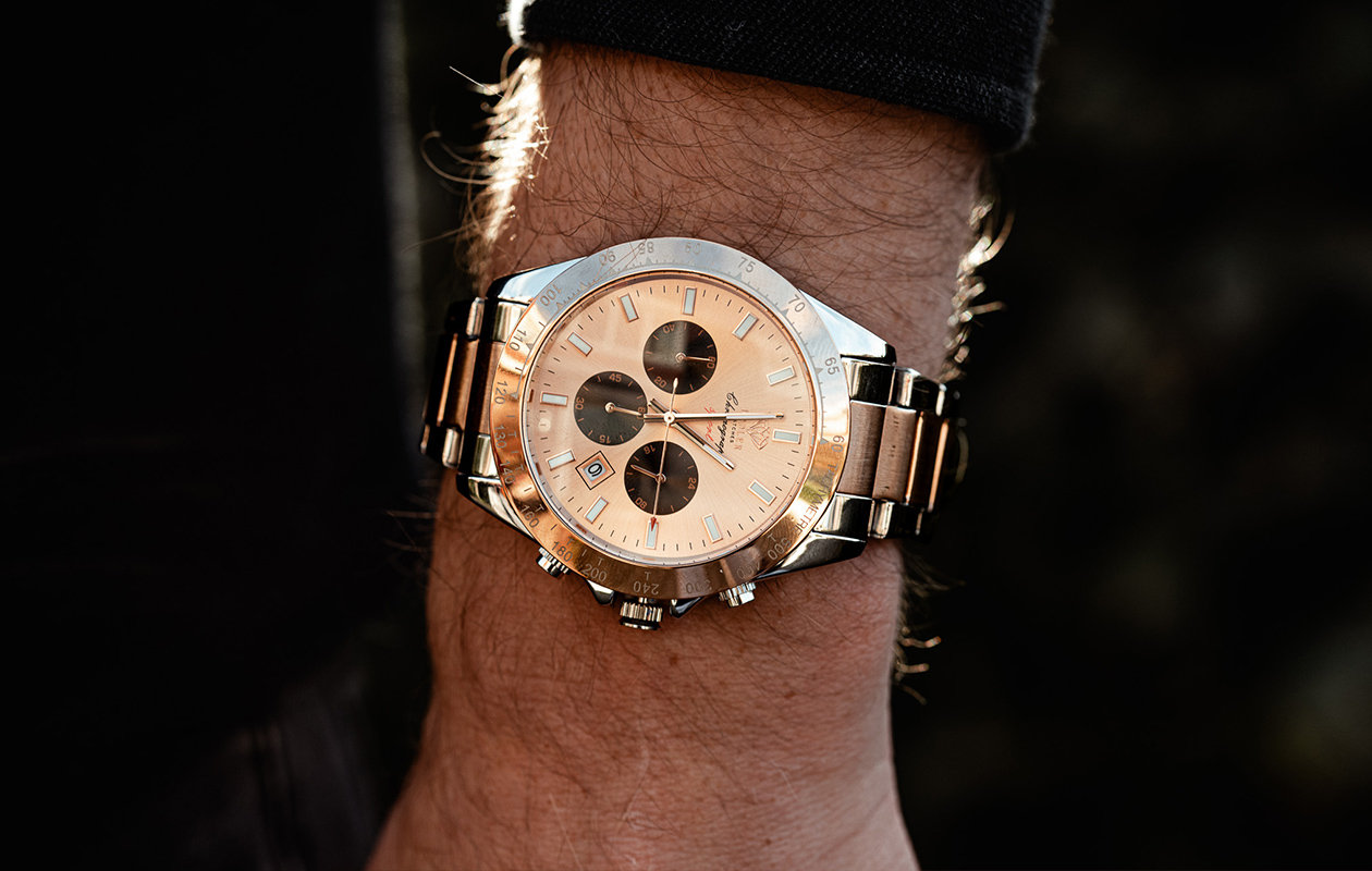 Hodler Zenith - Herenhorloge (roségoud/zilver)