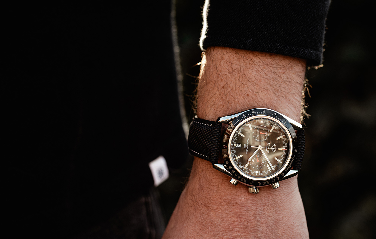 Hodler Zermatt herenhorloge - Black