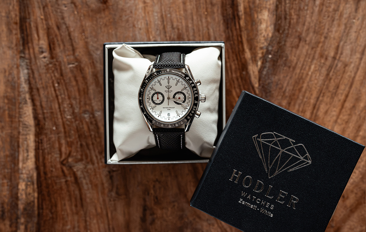 Herenhorloge Hodler Zermatt - Wit