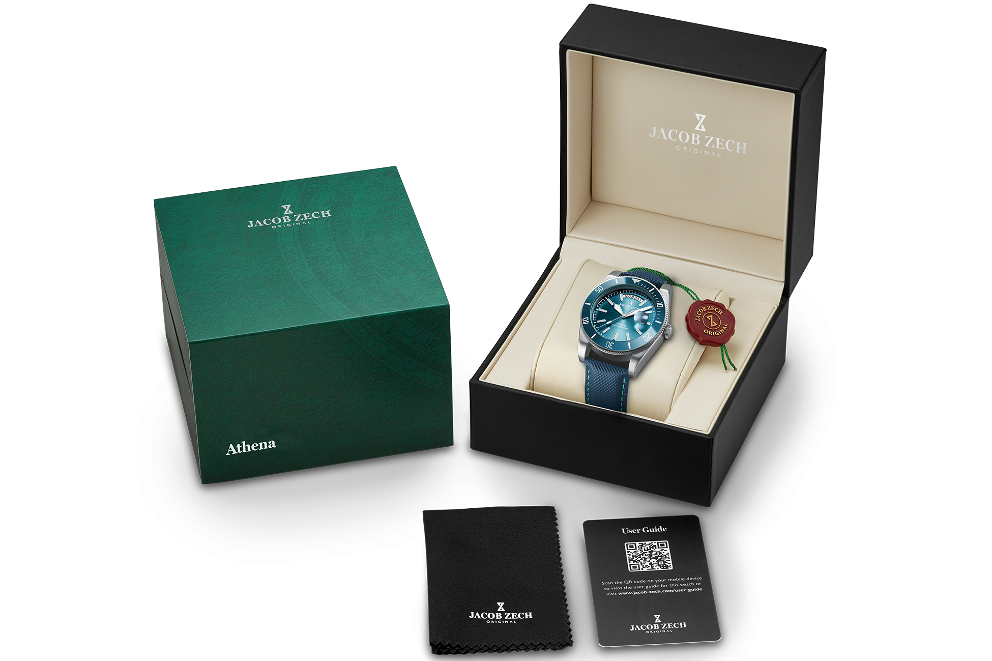 Jacob Zech Montre Homme Athena Z9.1565.005 – Cadran Bleu | Misez