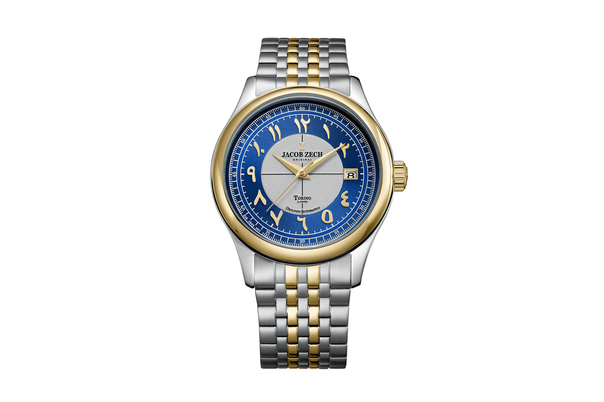 Jacob Zech Herenhorloge Torino Blauw/Zilver - Limited edition