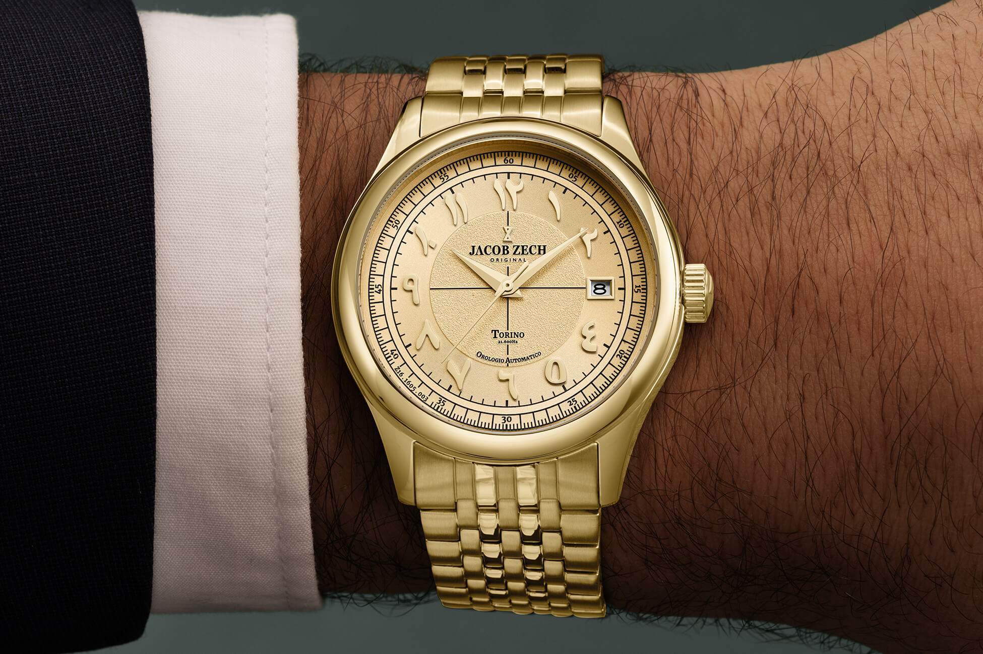 Herenhorloge Jacob Zech Automaat (Torino Goud - Limited edition)