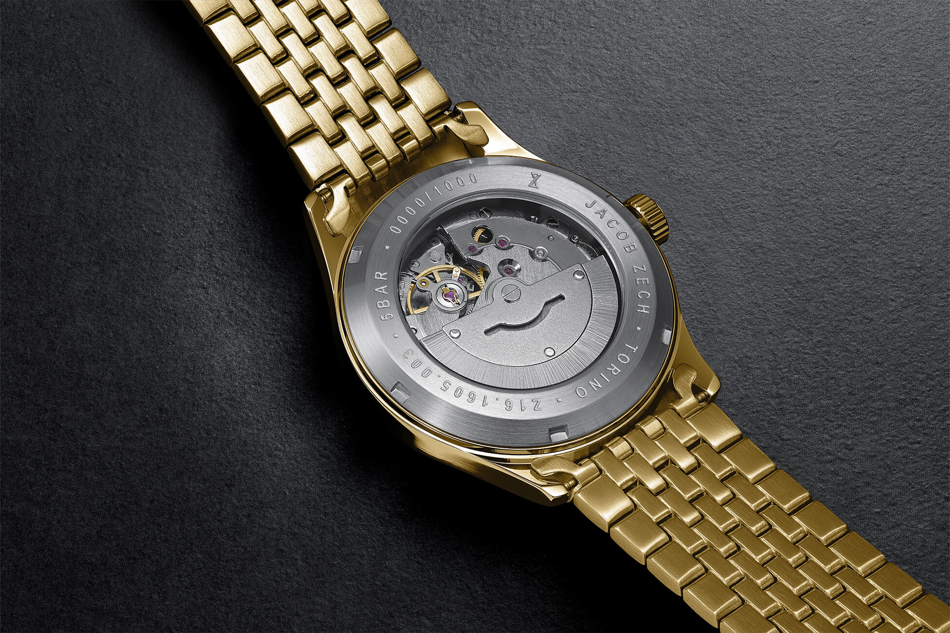Herenhorloge Jacob Zech Automaat (Torino Goud - Limited edition)