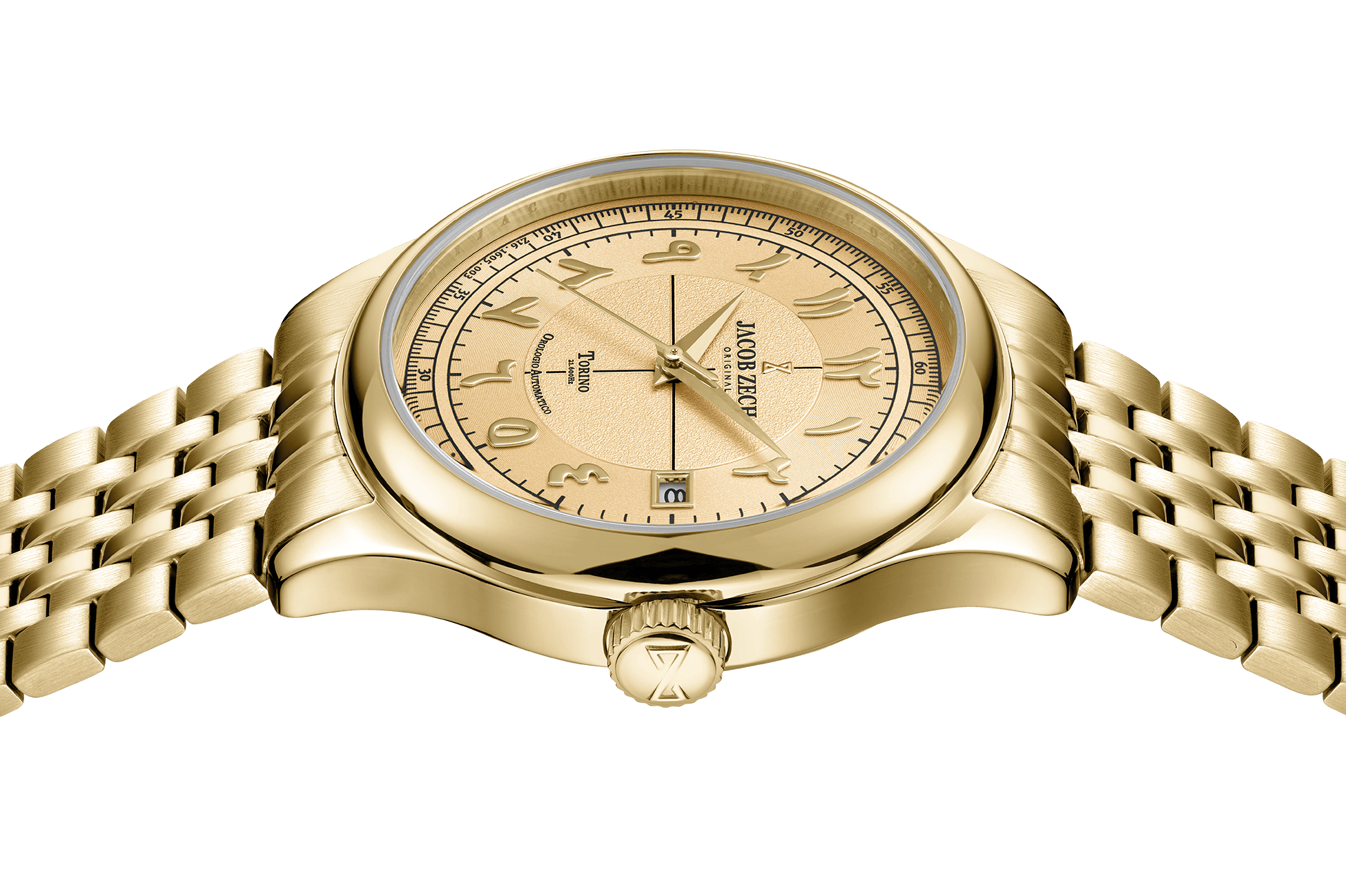 Herenhorloge Jacob Zech Automaat (Torino Goud - Limited edition)