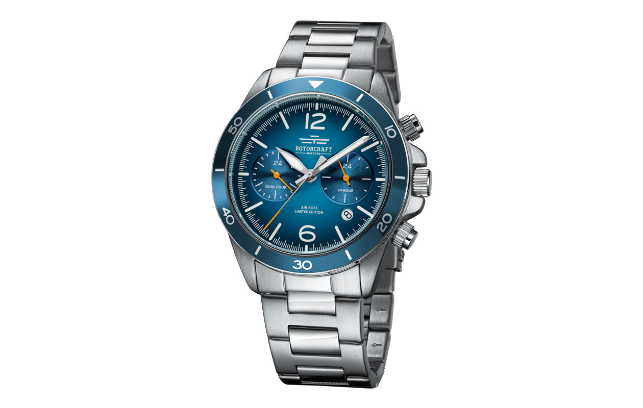 Limited Edition herenhorloge van Rotorcraft (Air Boss RC1212)