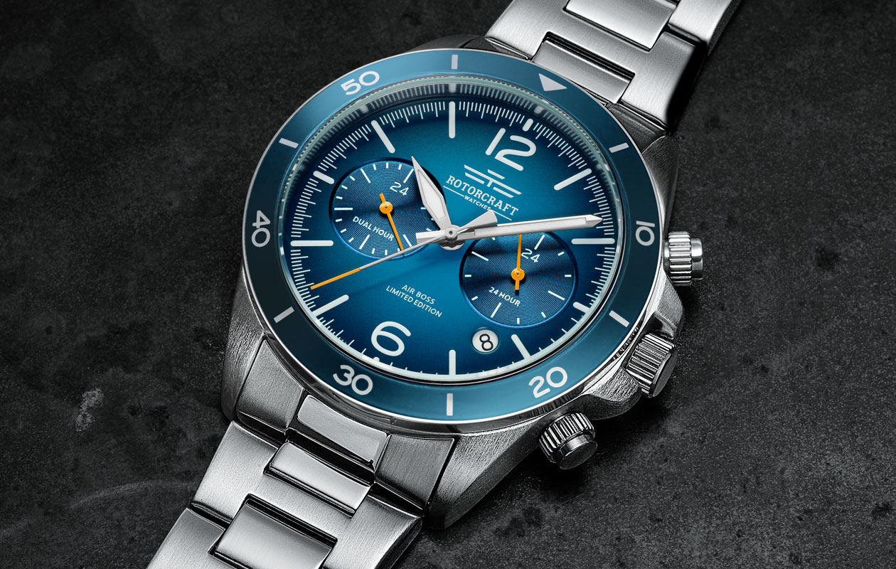 Limited Edition herenhorloge van Rotorcraft (Air Boss RC1212)