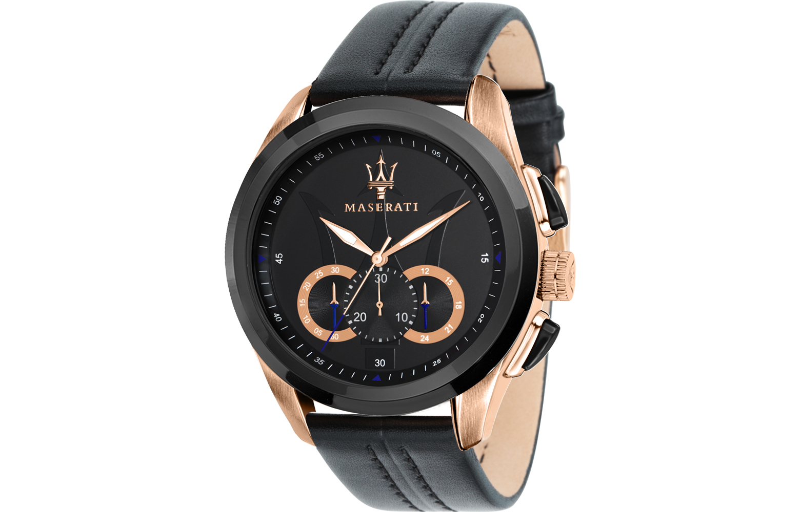 Maserati Traguardo herenhorloge zwart/rose