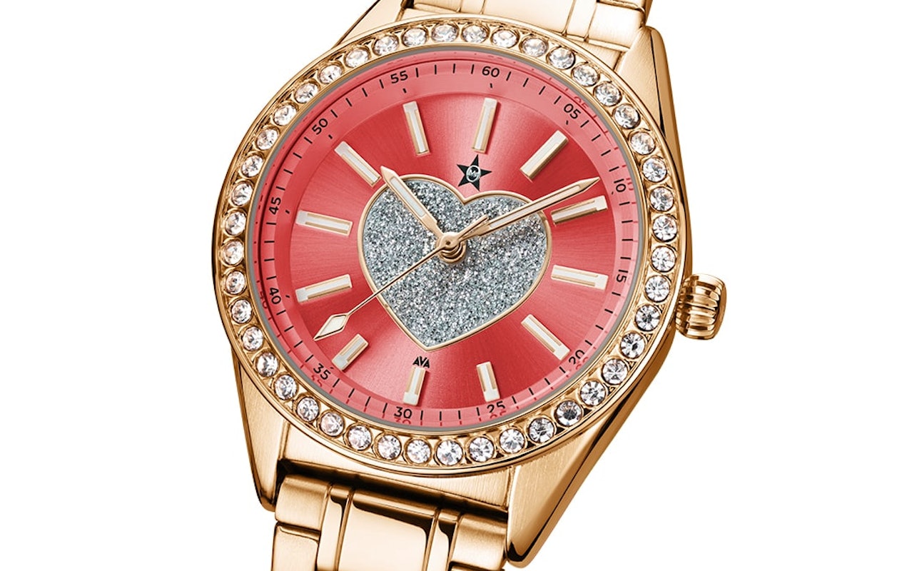 O by AVA Dameshorloge Cupido Rosa Win met korting