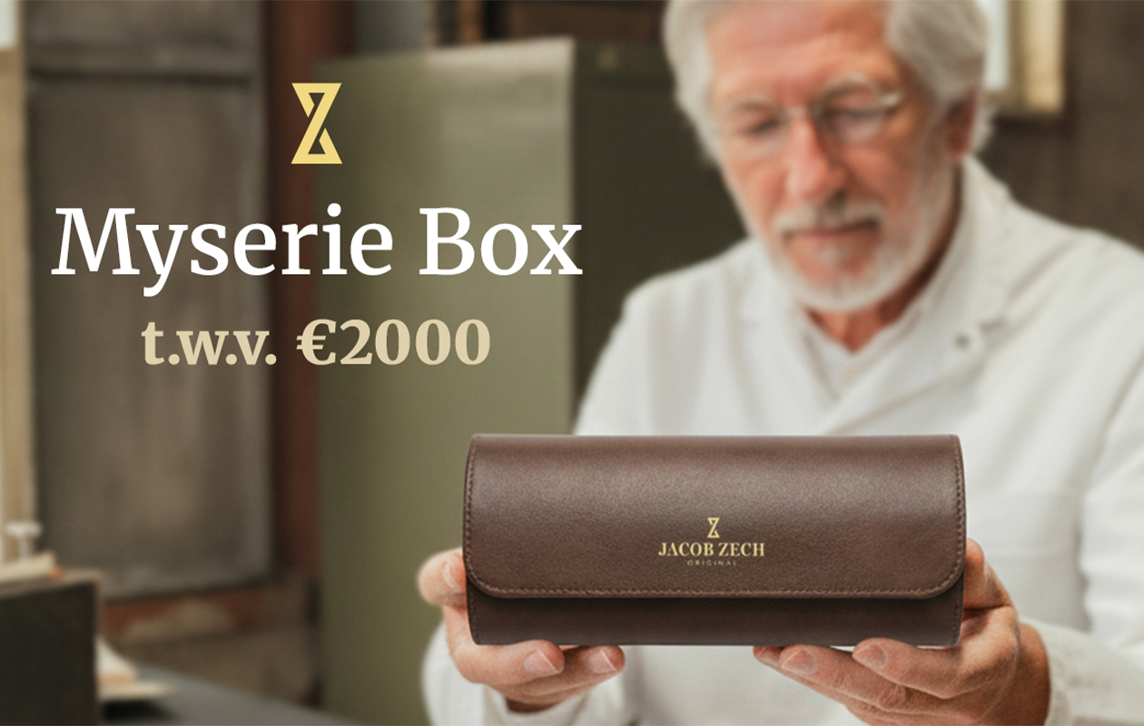 MYSTERY BOX - 3 horloges met watch roll – Jacob Zech t.w.v. €2000