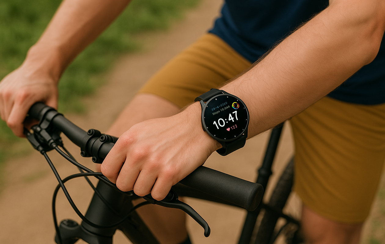 Parya Official Dark Black Smartwatch