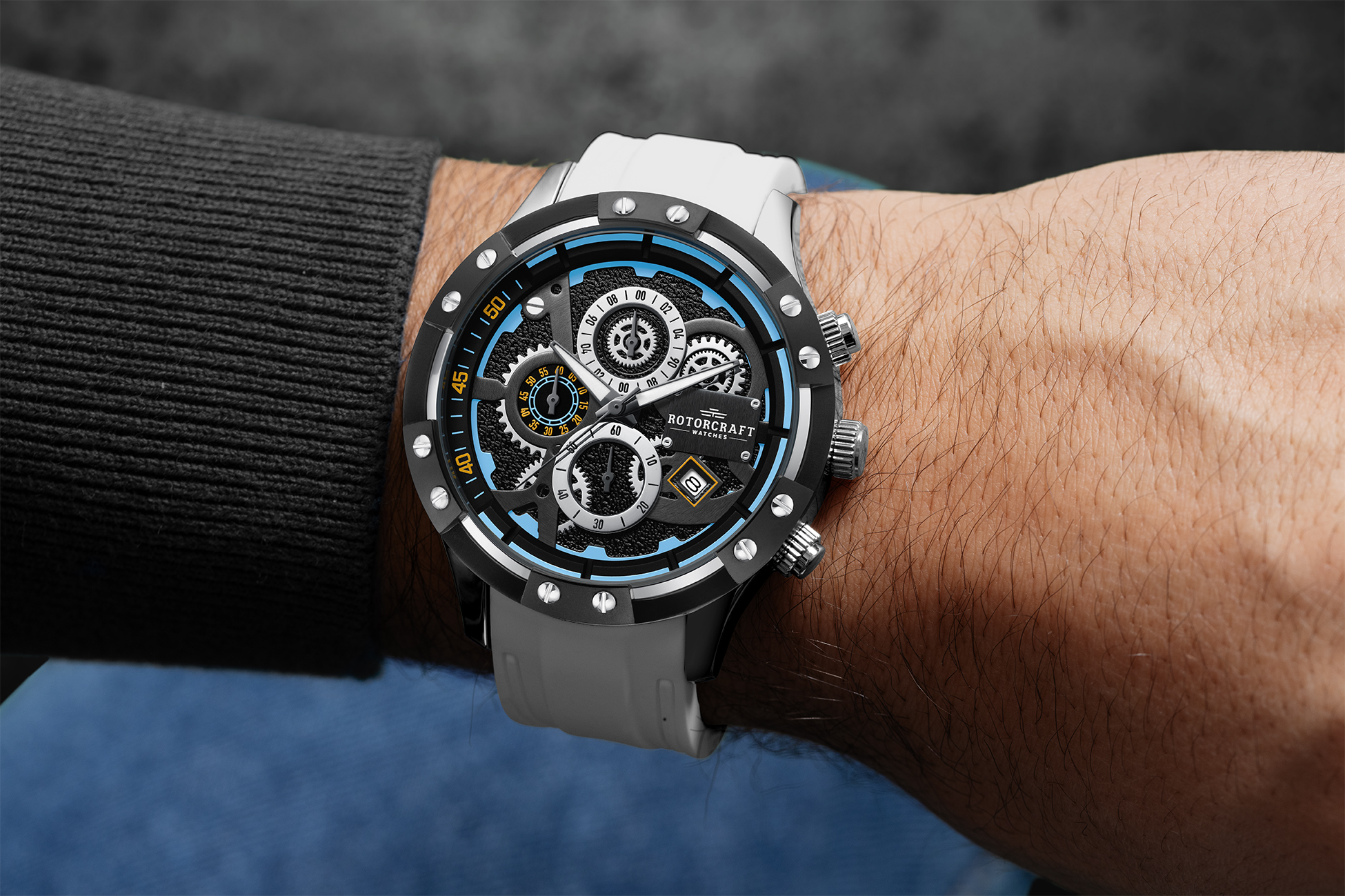 Rotorcraft herenhorloge Compass (RC5702)