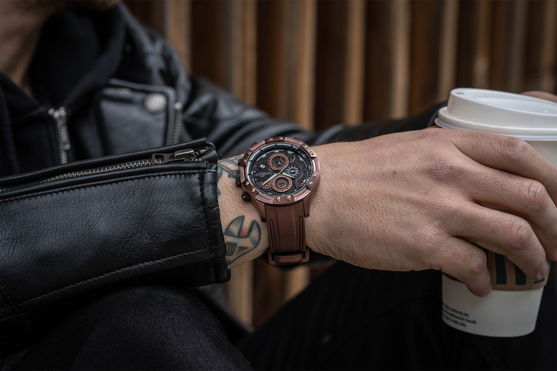 Rotorcraft herenhorloge Compass (RC5705)