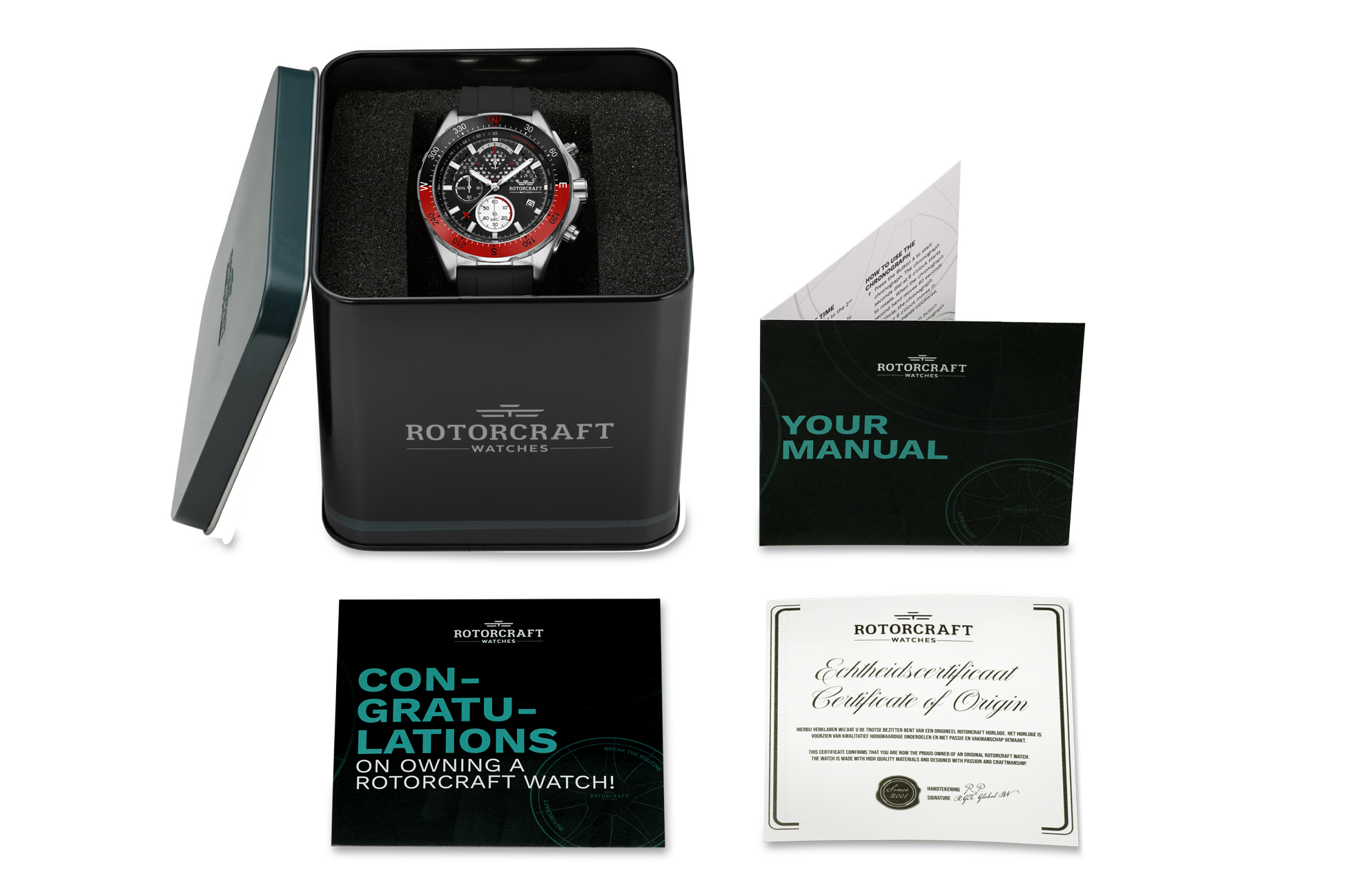 Rotorcraft herenhorloge Track (RC4302)