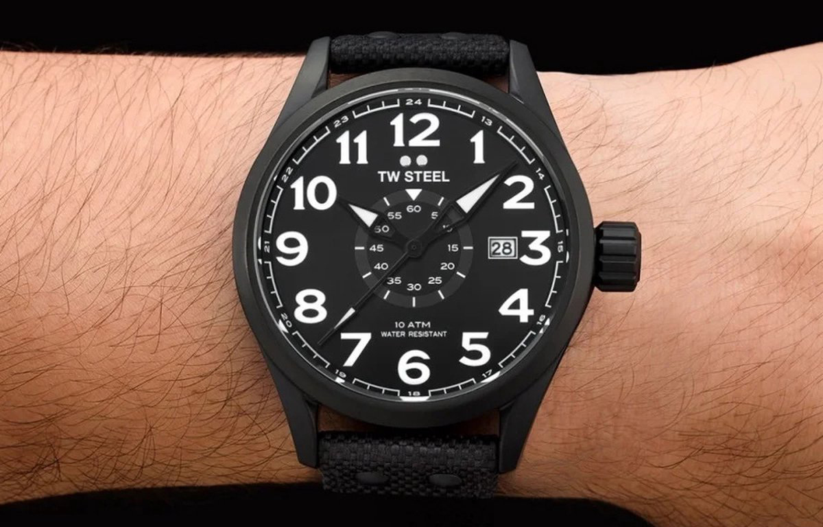 TW Steel Volante heren horloge zwart