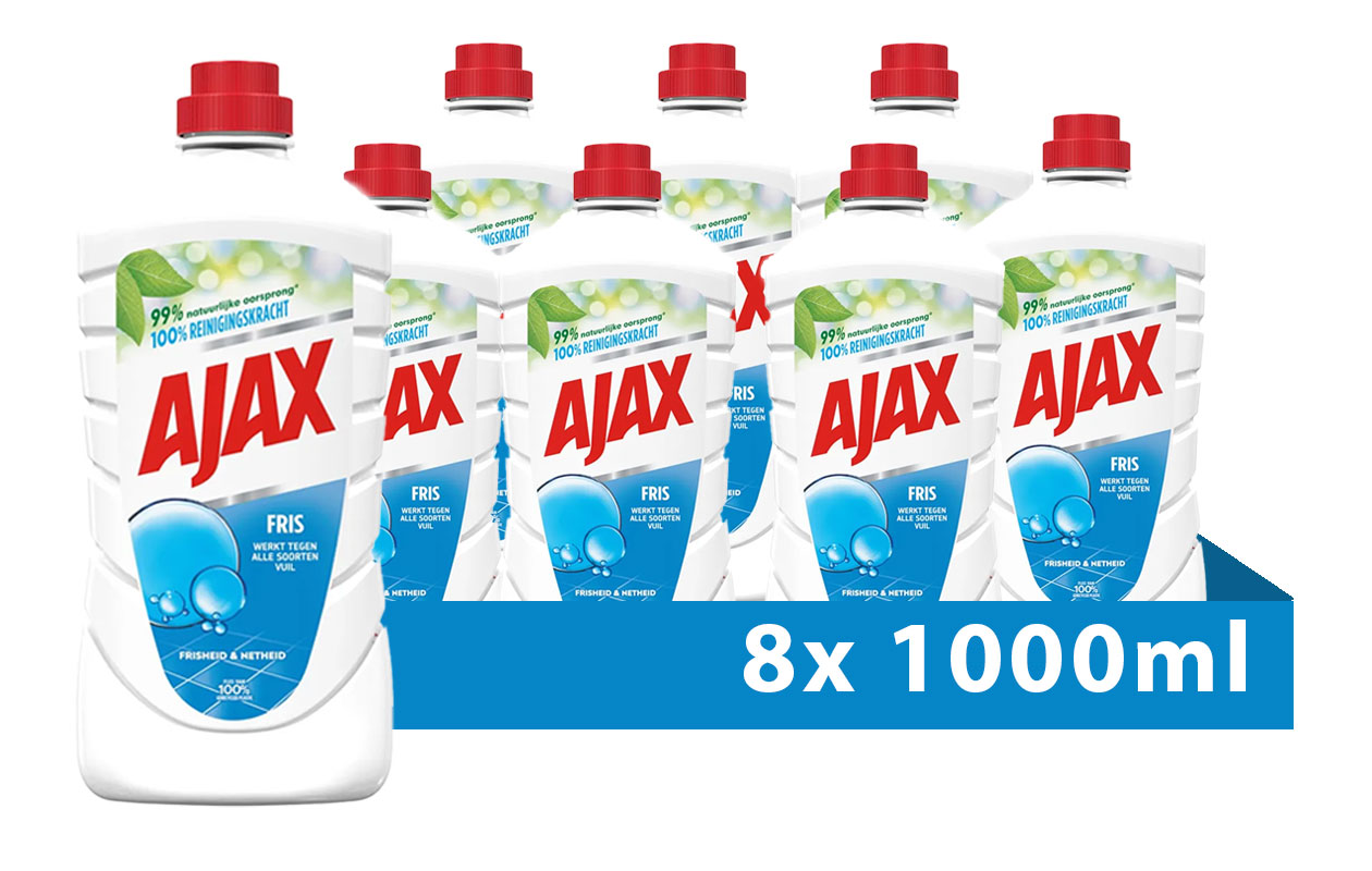 Ajax Allesreiniger Fris (8x1000ml)