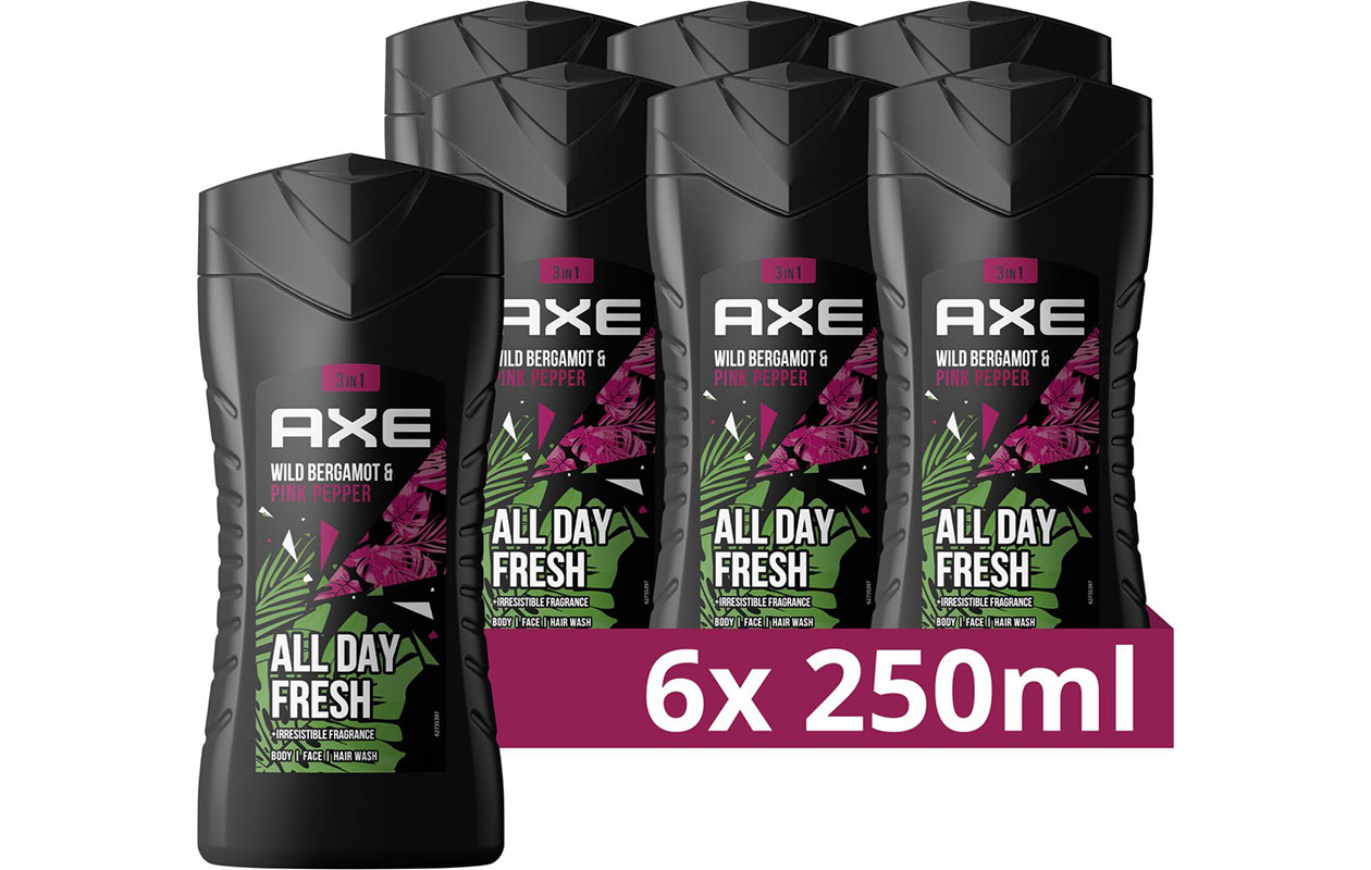 Axe Douchegel Fresh Bergamot (6 x 250ml)