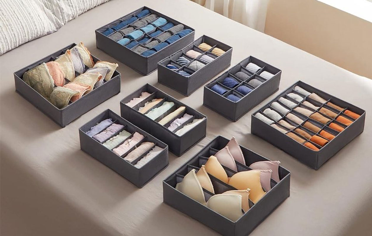 Bobbel Home opbergdozen set van 8