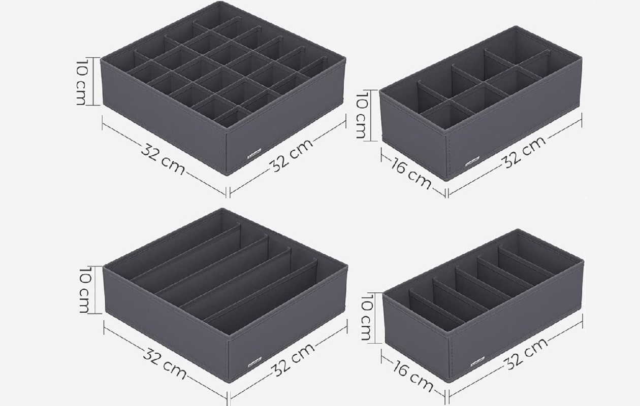 Bobbel Home opbergdozen set van 8