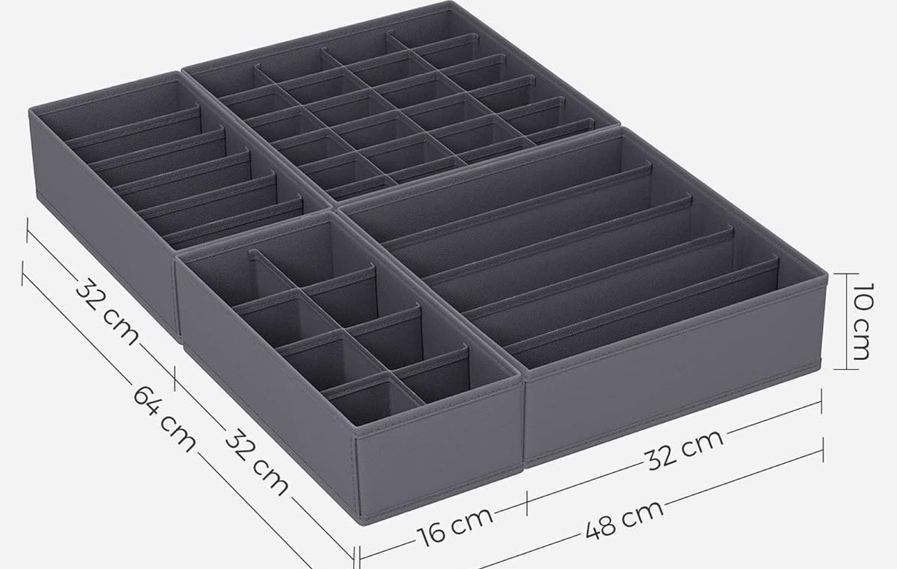 Bobbel Home opbergdozen set van 8