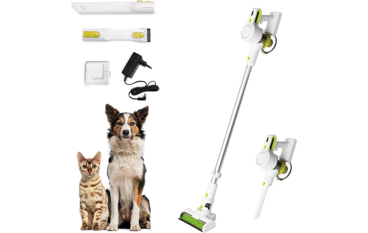 BREND BR-2214 Snoerloze Steelstofzuiger met LED Verlichting