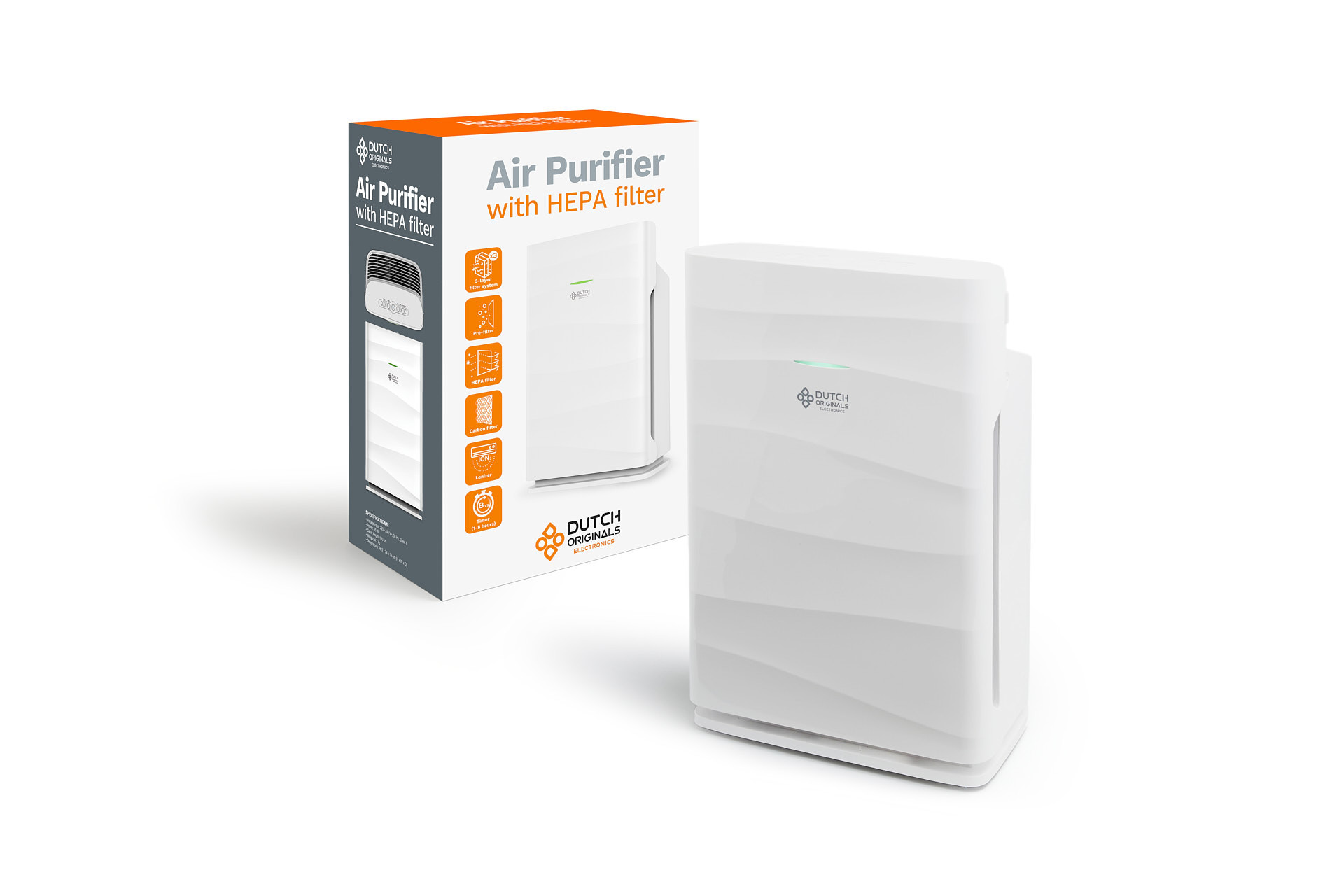 Dutch Originals Luchtreiniger met Hepa filter
