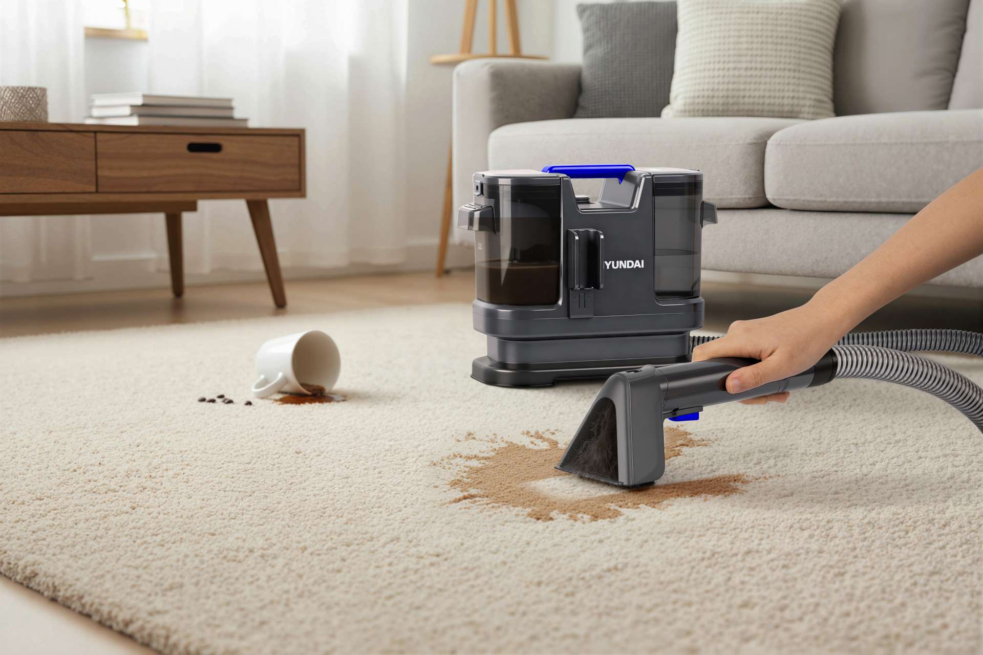 Hyundai Electronics - 1400W - Nettoyeur de taches électrique