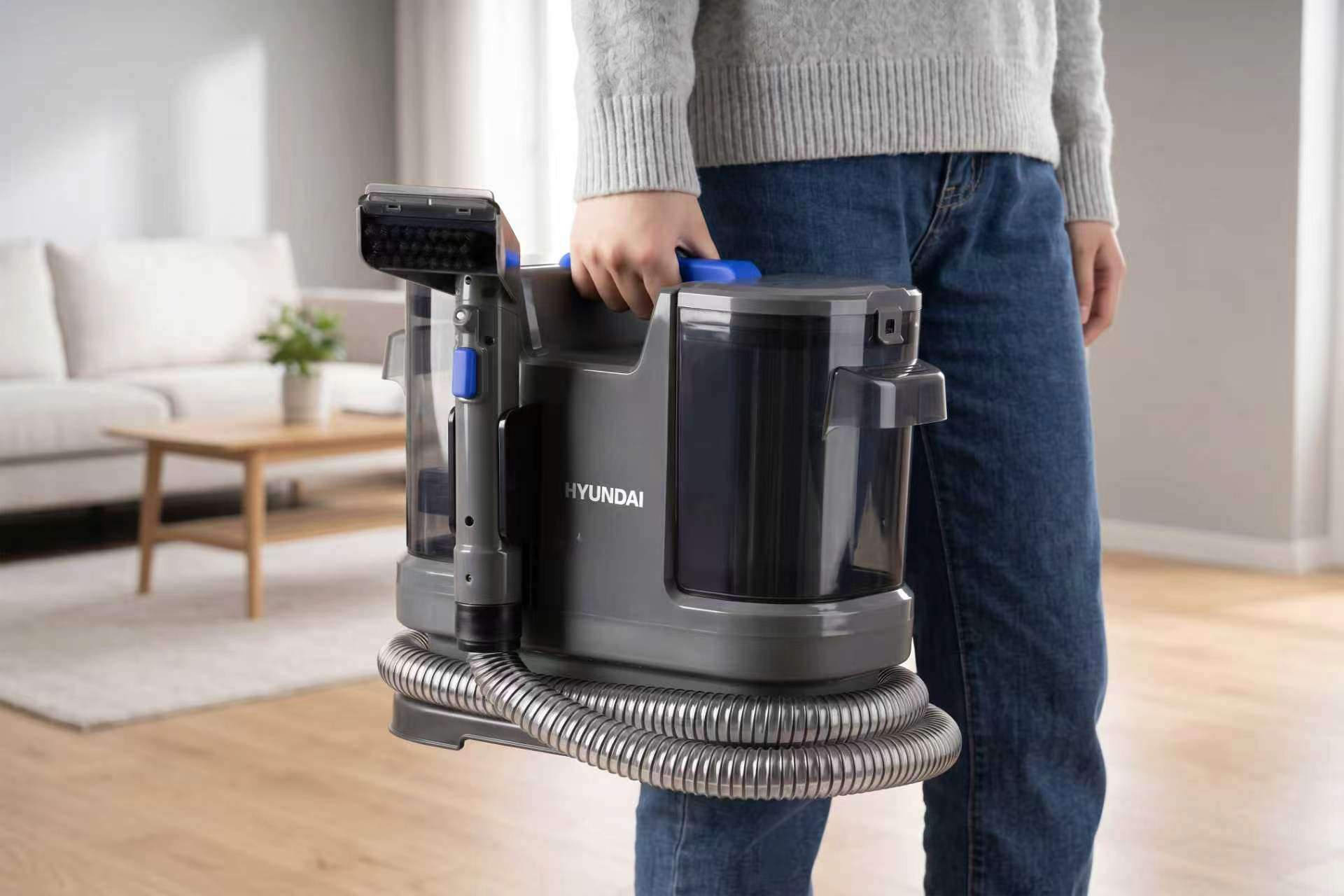 Hyundai Electronics  - Elektrische Vlekkenreiniger - 2 in 1 Koud en Warm Water