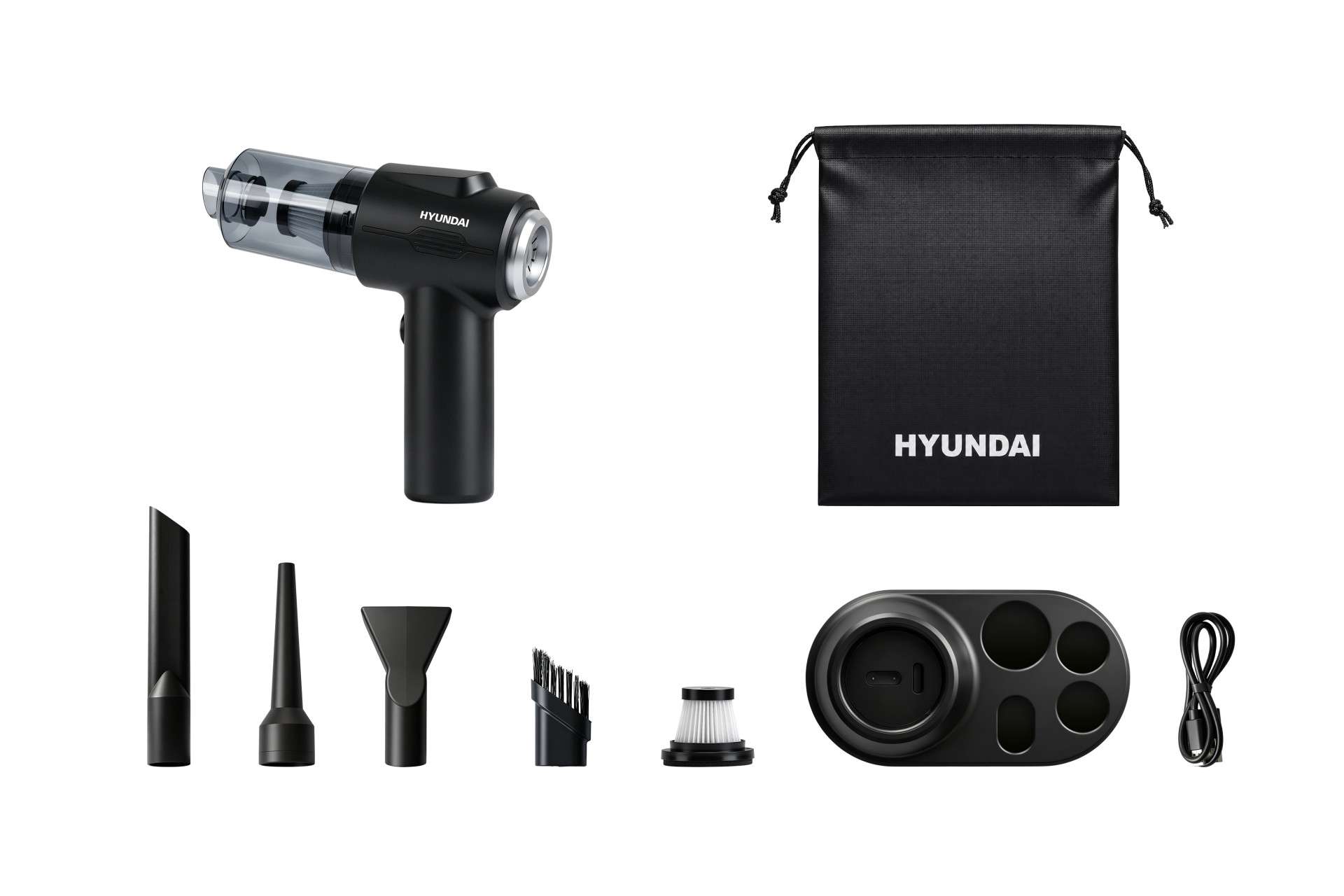 Hyundai Electronics - 2-in-1 Draadloze Handstofzuiger en Blaasmachine