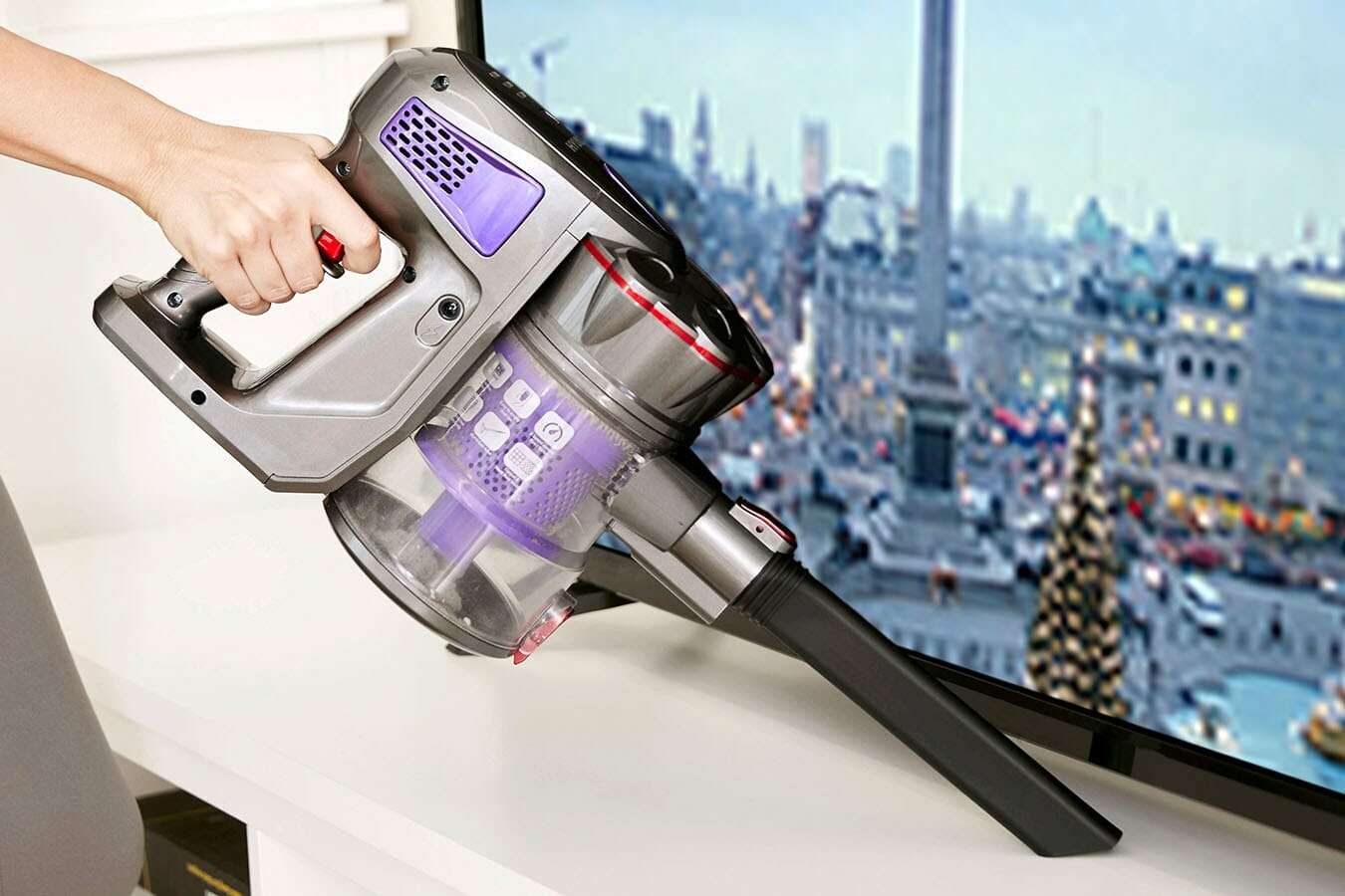 Hyundai Electronics - Draadloze steelstofzuiger - 100 watt - Rainbow