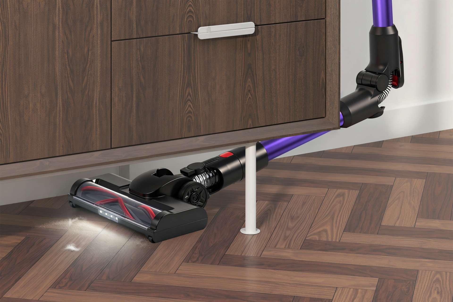 Hyundai Electronics - Aspirateur balai sans fil à tube articulé