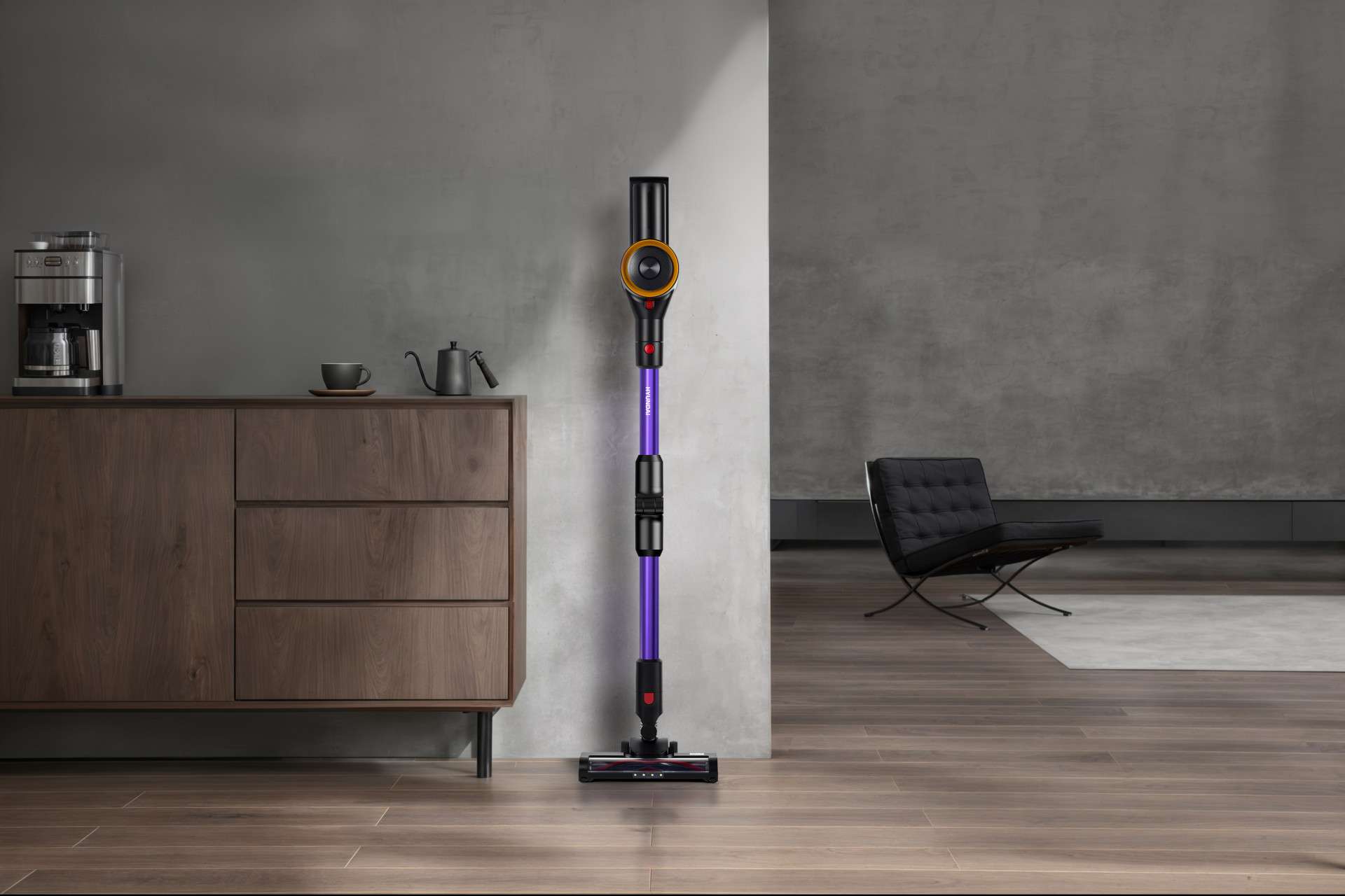 Hyundai Electronics - Aspirateur balai sans fil à tube articulé