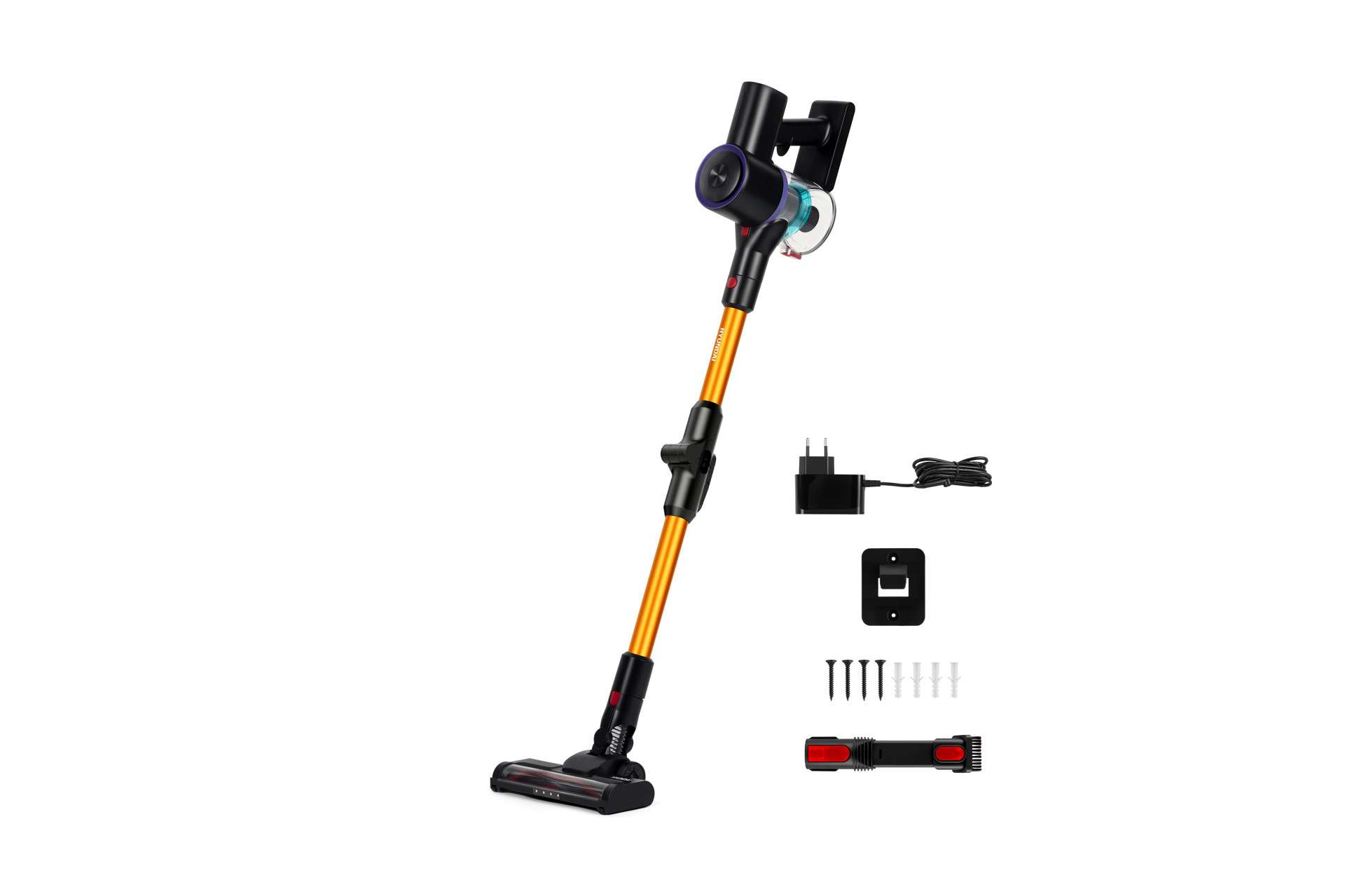 Hyundai Electronics - Draadloze Steelstofzuiger - 140W Flexi Pro - Sunrise - Met Knikstang