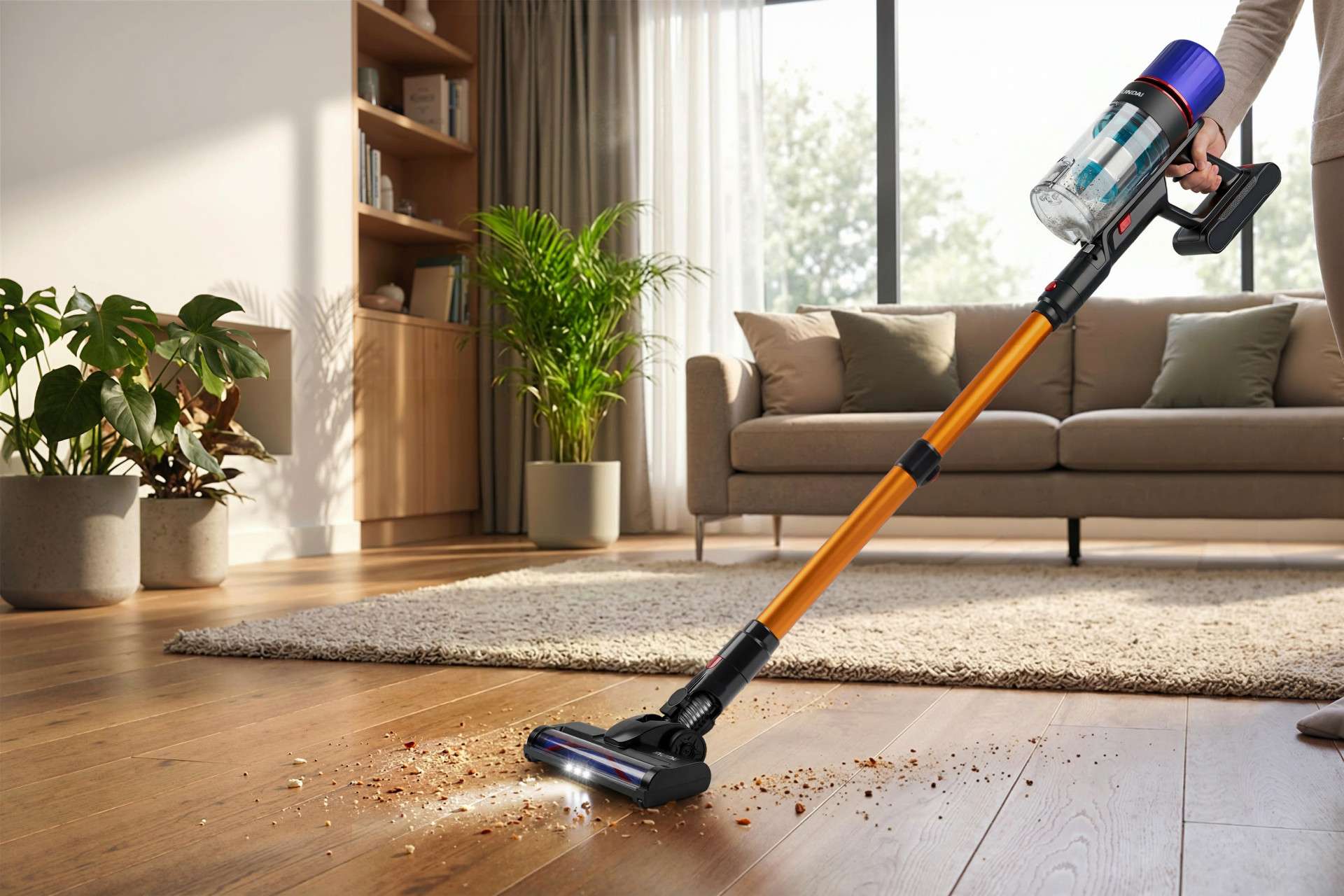 Hyundai Steelstofzuiger met Oplaad- & Leegstation – Vortex Pro