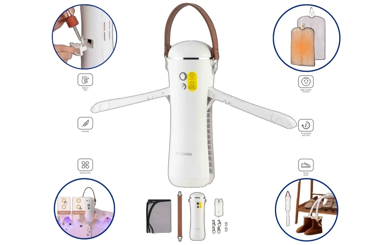 Hyundai Electronics – Multifunctionele kleding- & schoenendroger